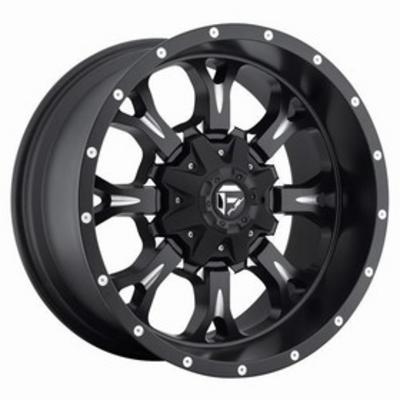 FUEL Off-Road D517 Krank, 20x9 Wheel with 5 on 150 and 5 on 5.5 Bolt Pattern - Matte Black Milled - D51720907057